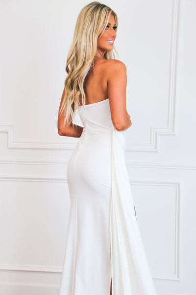 Covered in Love Maxi Dress: White - Bella and Bloom Boutique