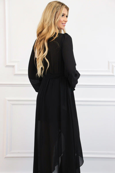 Found Your Love Maxi Dress: Black - Bella and Bloom Boutique