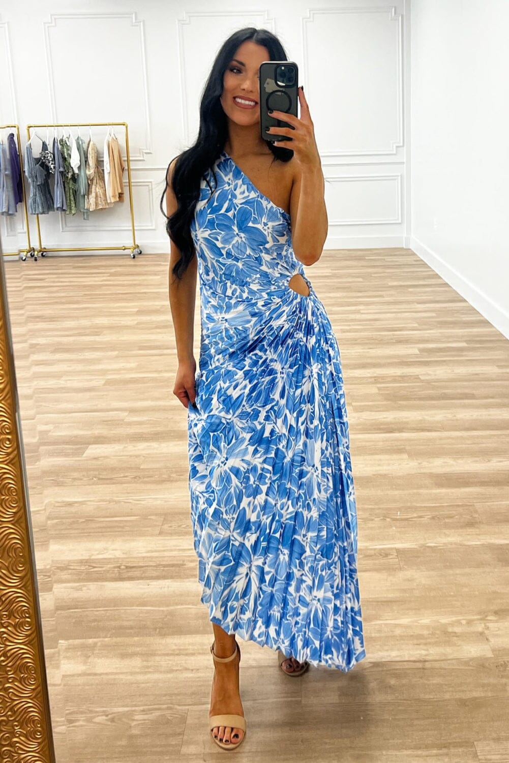 Bella and Bloom Boutique - Novelle One Shoulder Pleated