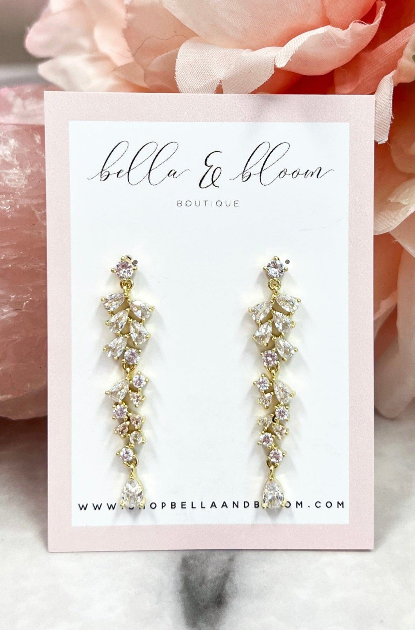 Lover Earrings: Gold - Bella and Bloom Boutique