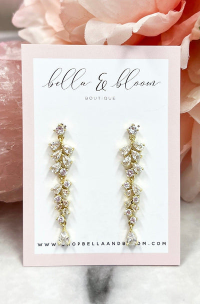 Lover Earrings: Gold - Bella and Bloom Boutique