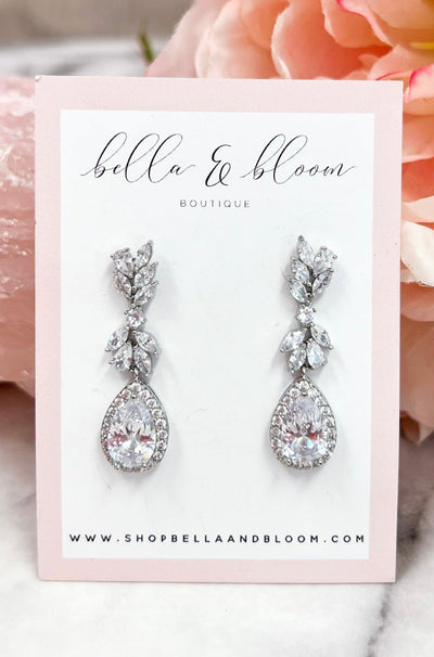Look Your Best Earrings: Silver - Bella and Bloom Boutique
