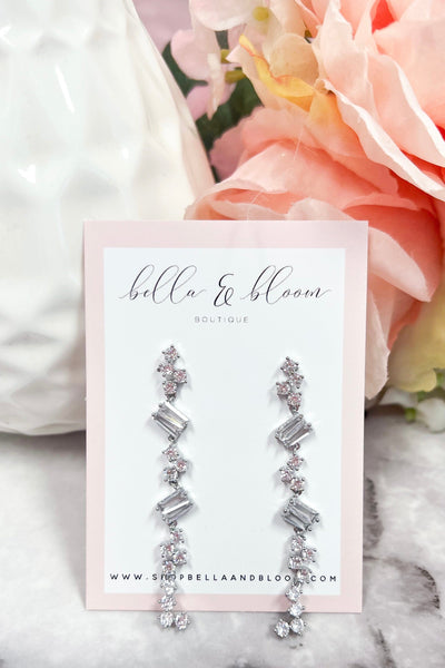 Love You More Earrings: Silver - Bella and Bloom Boutique