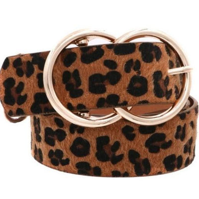 Closet Staple Miniature Belt: Leopard - Bella and Bloom Boutique