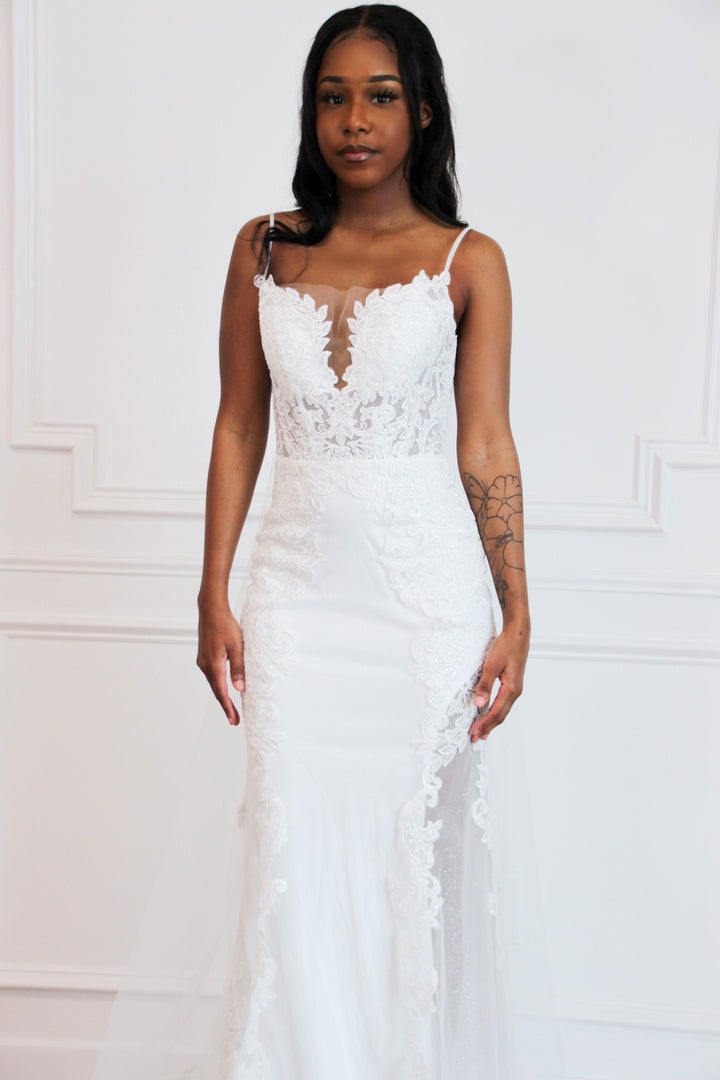 Bella and Bloom Boutique - Ready For Romance Lace Wedding Dress Bella and Bloom Boutique - Ready For Romance Lace Wedding Dress