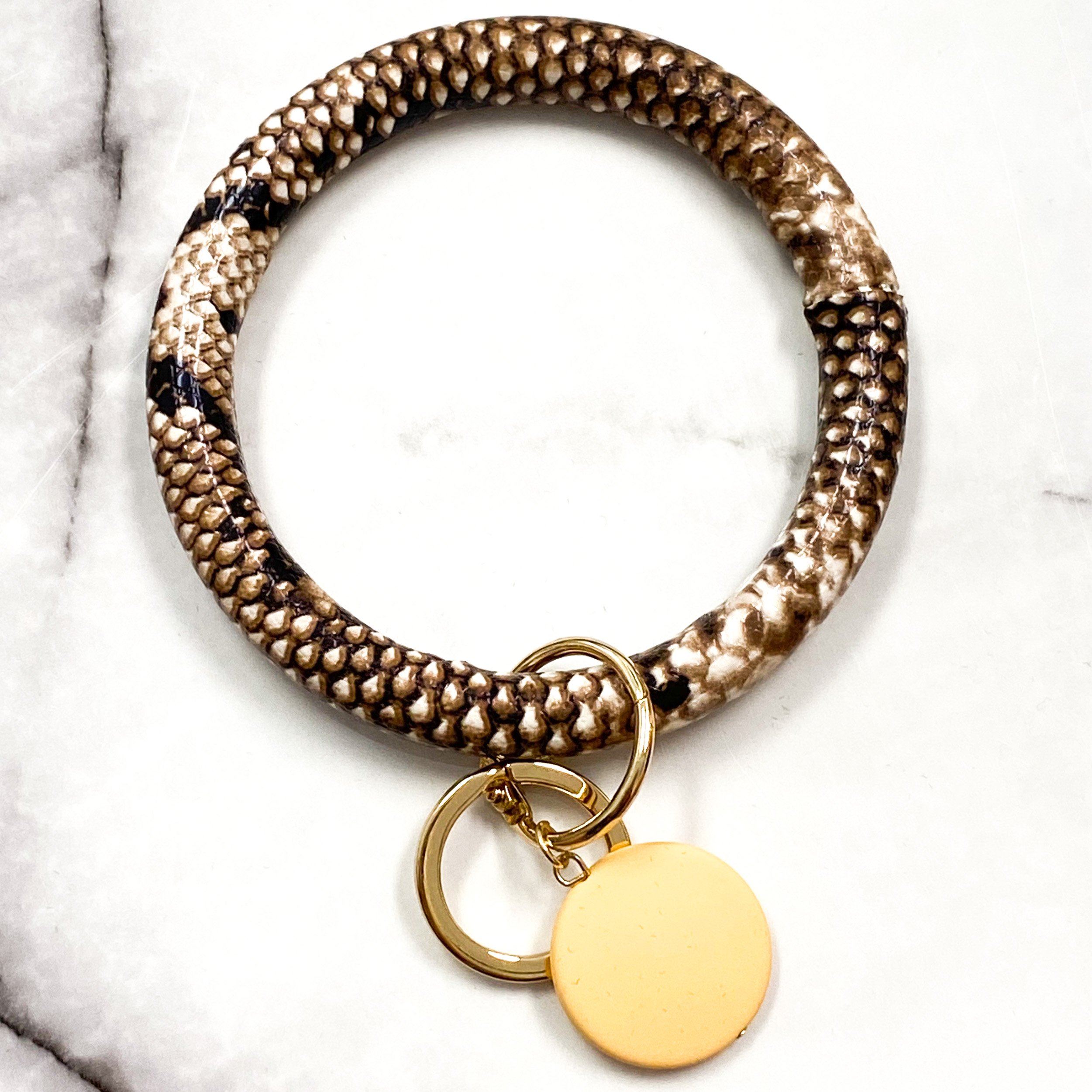 Python O Ring Key Holder: Brown – Bella and Bloom Boutique