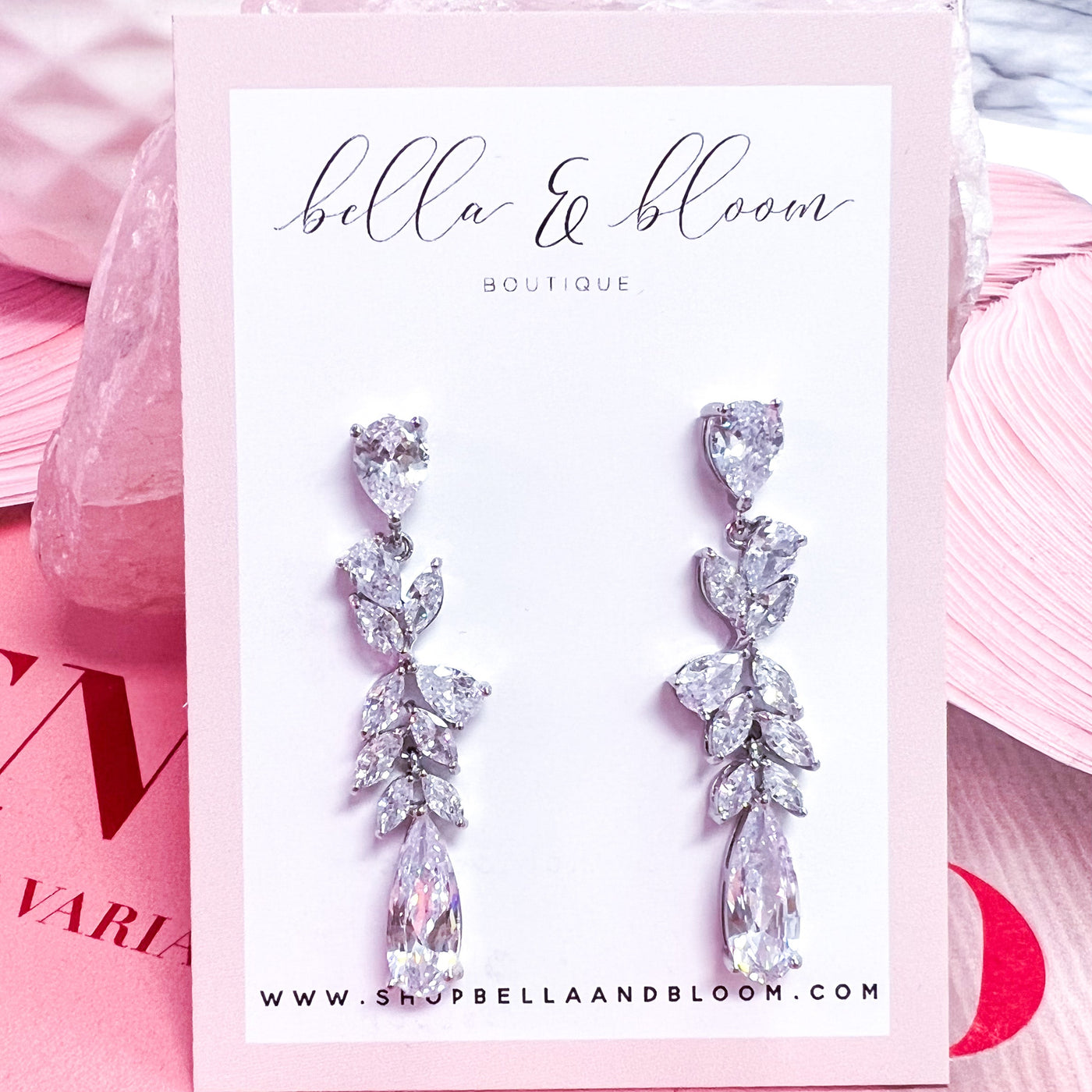Dance With Me Earrings: Silver - Bella and Bloom Boutique