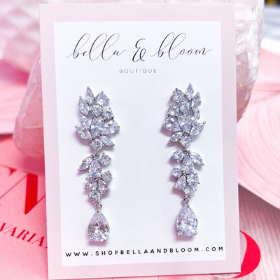 Come Away With Me Earrings: Silver - Bella and Bloom Boutique