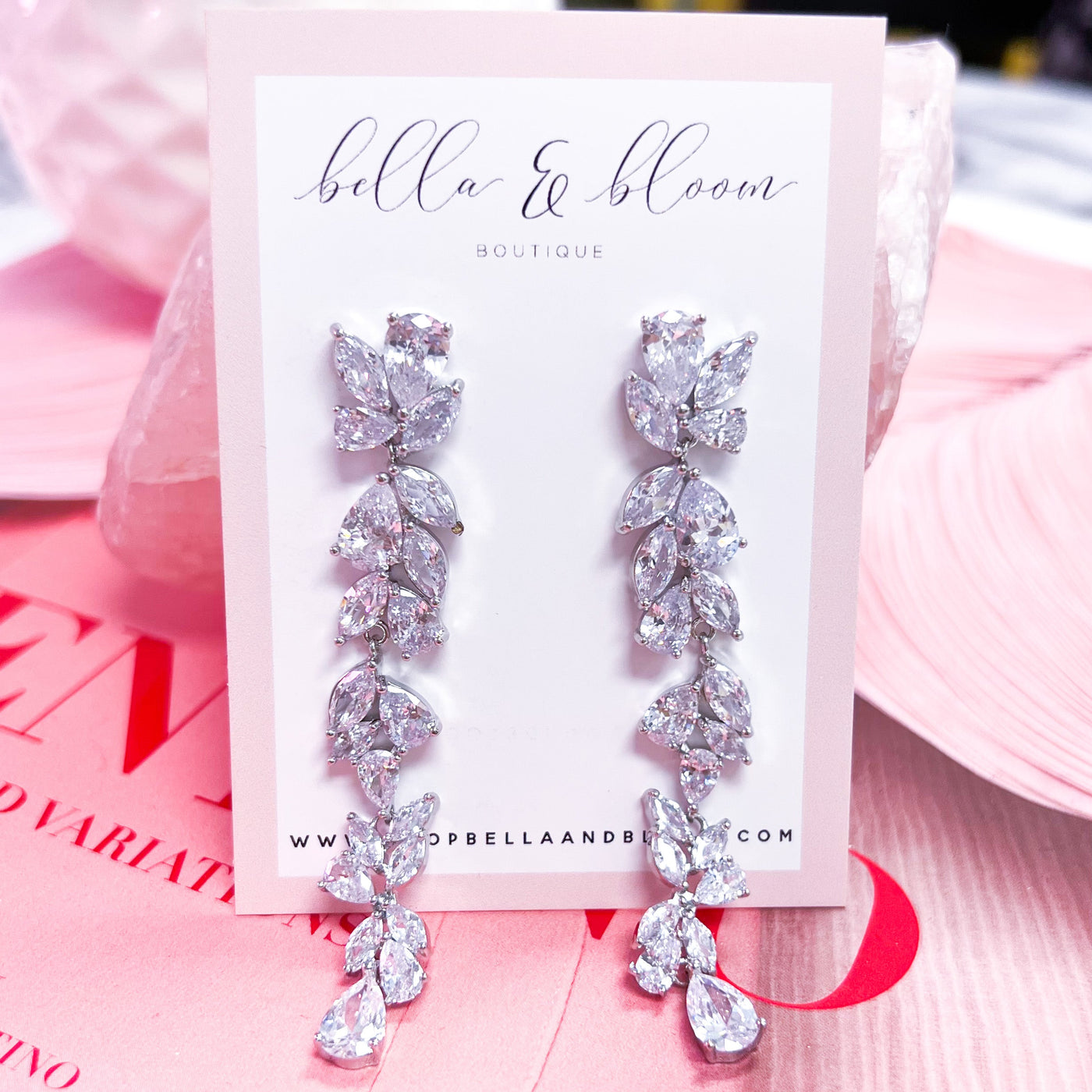 Dream Come True Earrings: Silver - Bella and Bloom Boutique