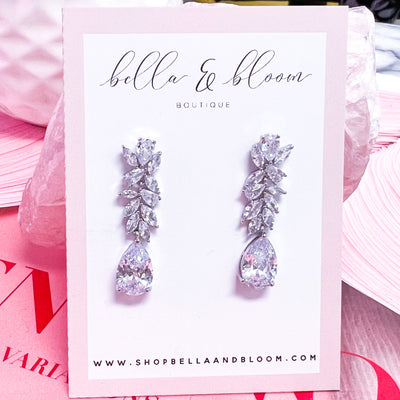Ever After Earrings: Silver - Bella and Bloom Boutique
