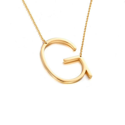 RESTOCK: Initial Necklace: Gold - Bella and Bloom Boutique