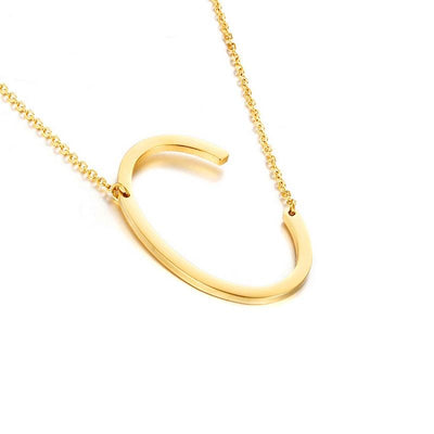 RESTOCK: Initial Necklace: Gold - Bella and Bloom Boutique