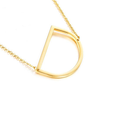 RESTOCK: Initial Necklace: Gold - Bella and Bloom Boutique