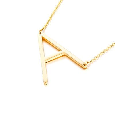 RESTOCK: Initial Necklace: Gold - Bella and Bloom Boutique