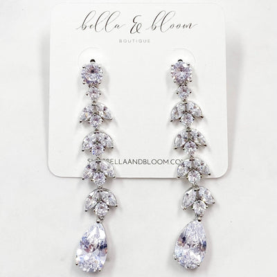 One For Me Earrings: Silver - Bella and Bloom Boutique